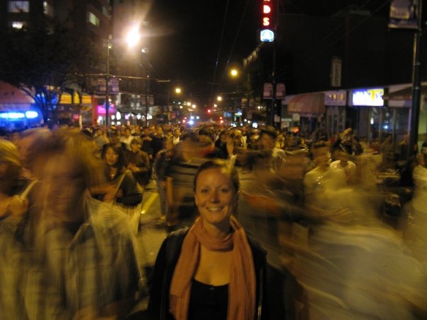 This is me at 26 years old in Canada, starting my year around the world solo.